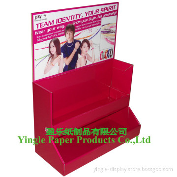 1PC/CTN PDQ Display, Counter Top Display, SGS Approved Pop Display, Paper Exhibitor, Paper Display, Corrugated Cardboard Display (PDQ--026YL)